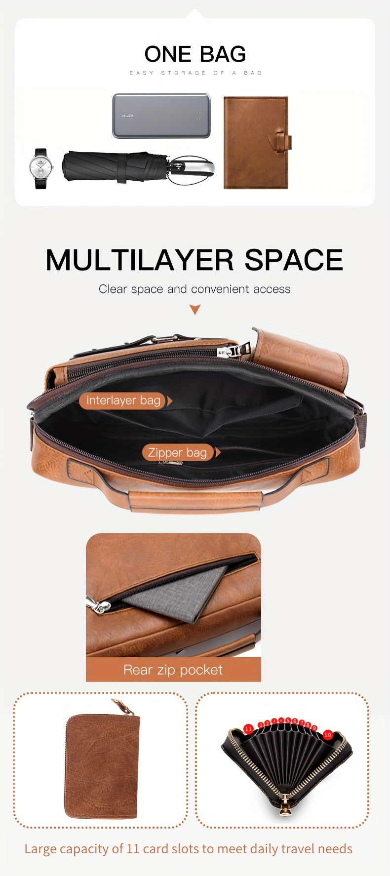 Luxury Men's Crossbody Bag Compatible for / - Adjustable Business & Casual Shoulder Pack, Office Bag, Gift for, Husband, Boyfriend