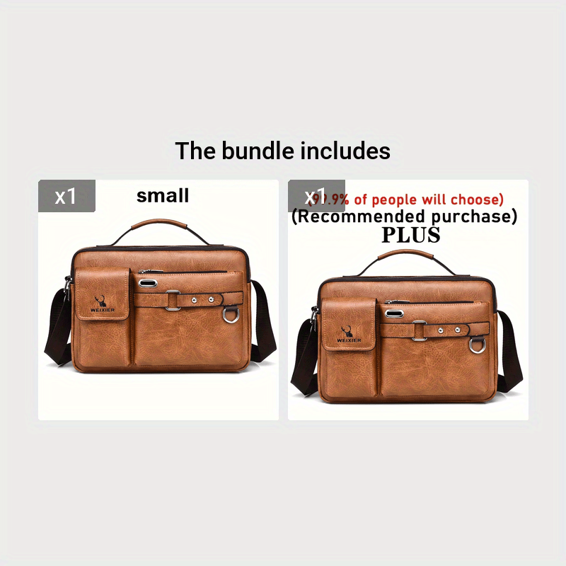 Luxury Men's Crossbody Bag Compatible for / - Adjustable Business & Casual Shoulder Pack, Office Bag, Gift for, Husband, Boyfriend