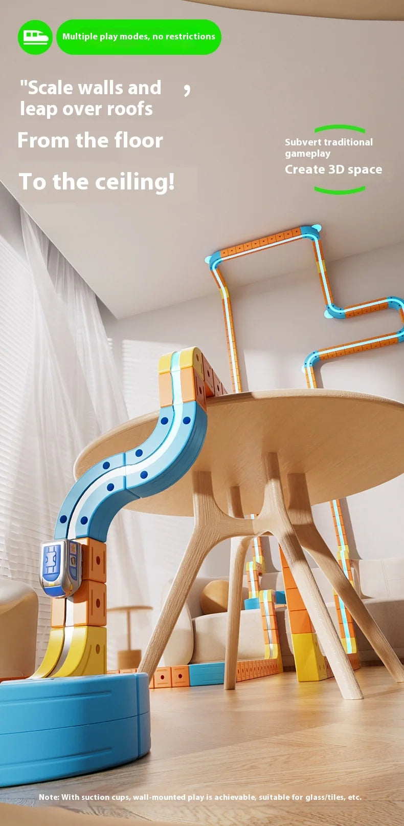 Magnetic STEM Train Set for Kids