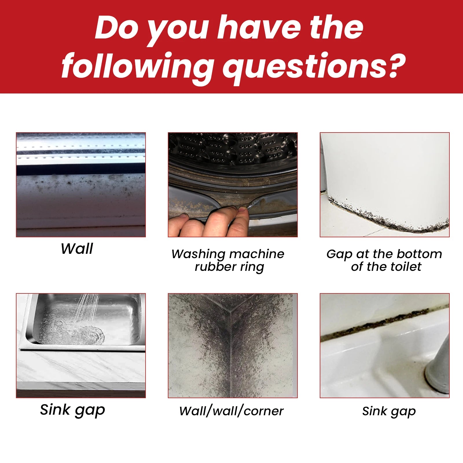 Jakehoe Wall & Tile Mildew Remover – Bathroom & Household Cleaner, Stain & Mildew Preventer, 60ml