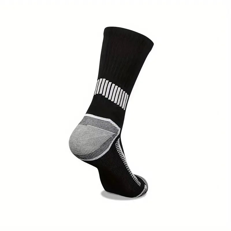 Men’s Mid-Calf Knit Casual Socks – 6 Pairs, Comfortable & Durable