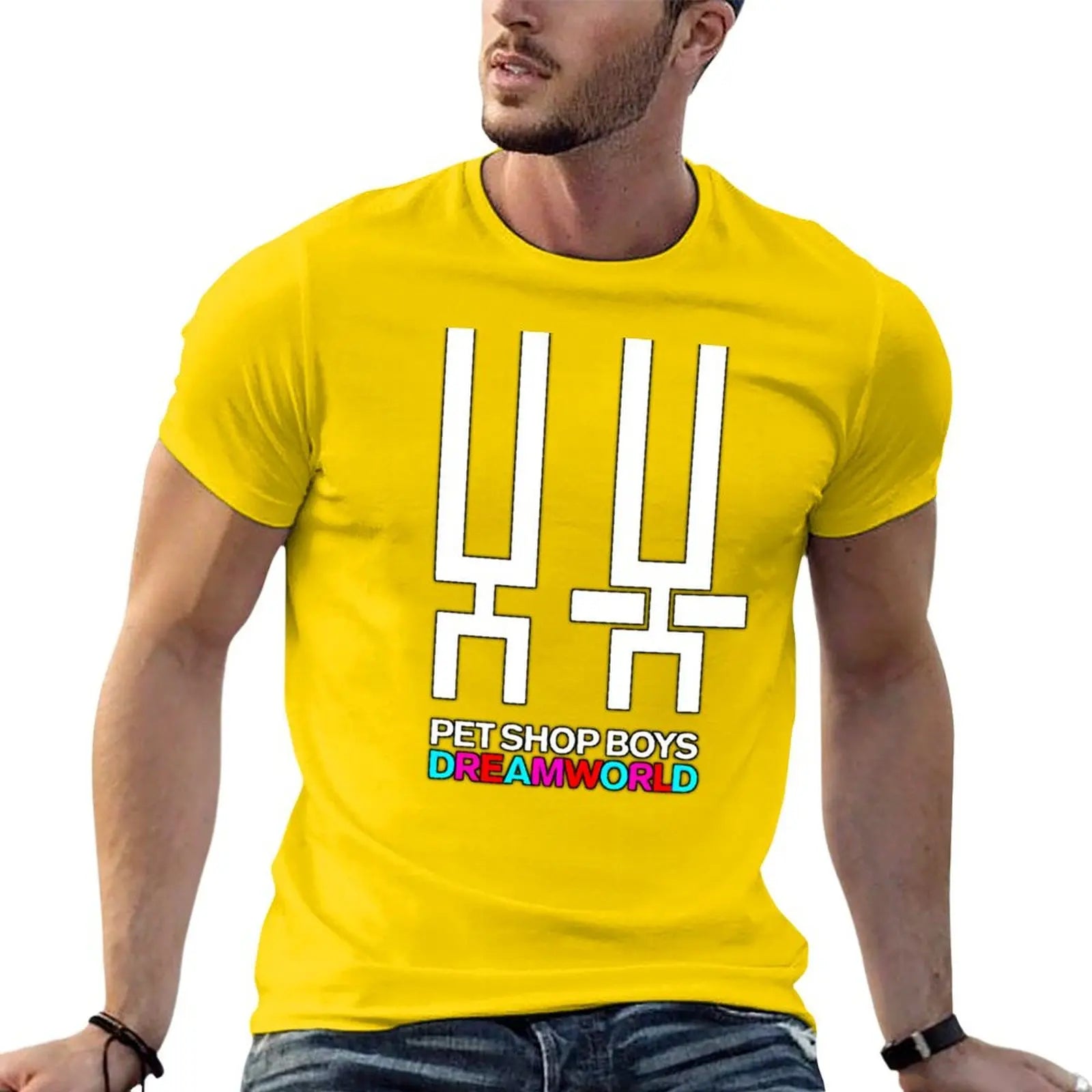 Pet Shop Boys Graphic Men’s Casual Summer T-Shirt – Cotton Printed Tee