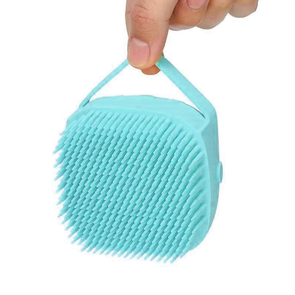 Reusable Silicone Pet Scrubber for Bath & Massage