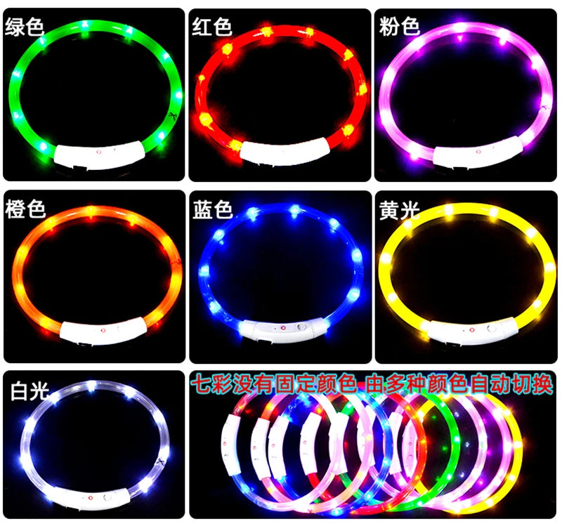 LED Rechargeable Dog & Cat Collar