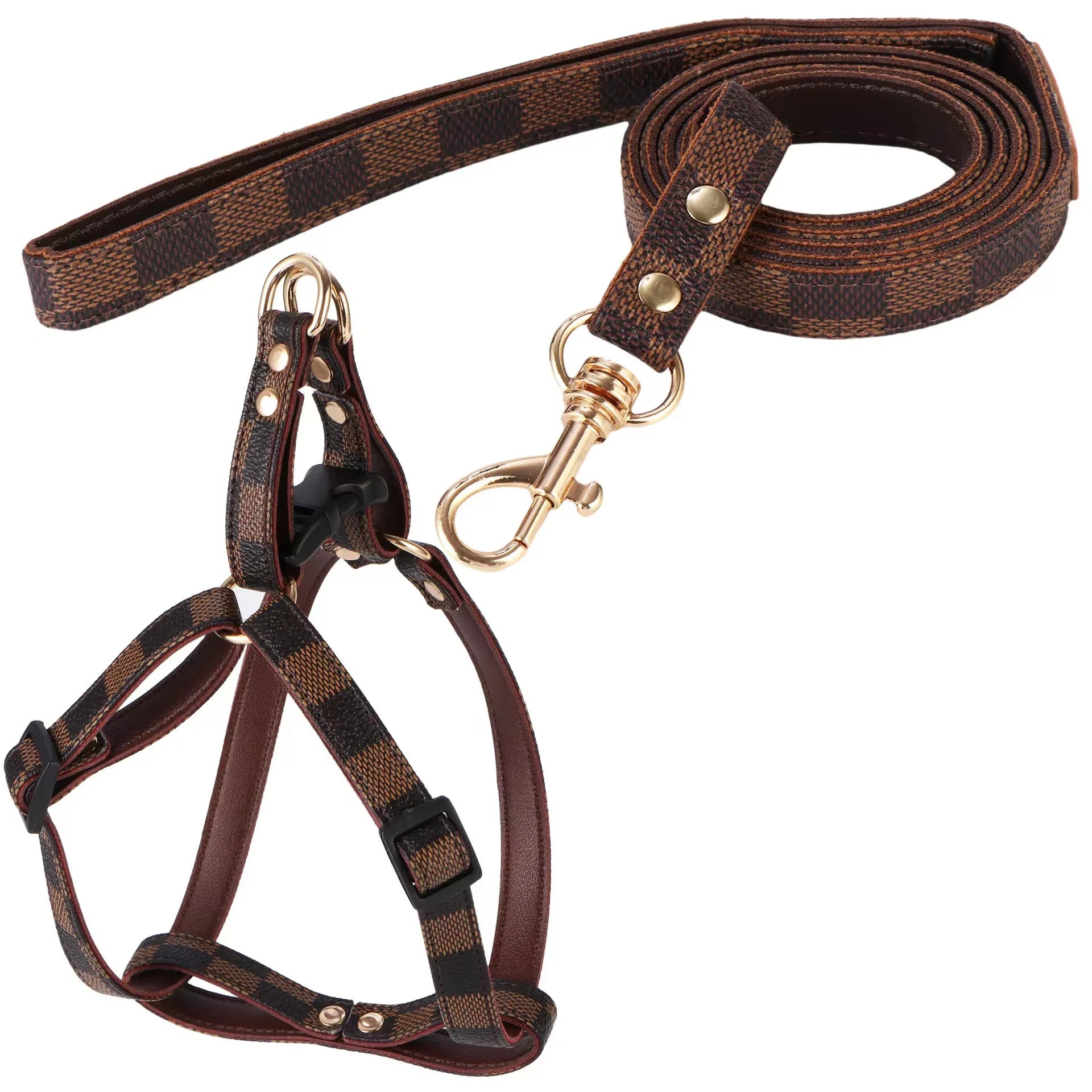 Adjustable Dog & Cat Harness and Leash Set