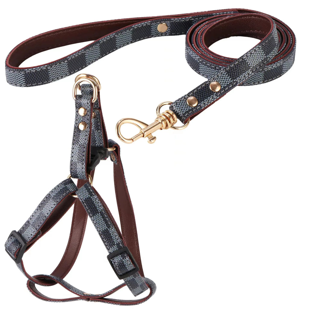 Adjustable Dog & Cat Harness and Leash Set