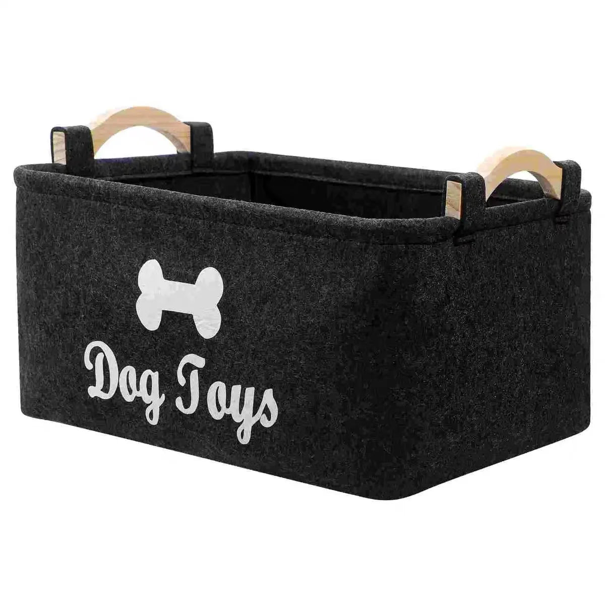 Felt Dog & Cat Toy Storage Box
