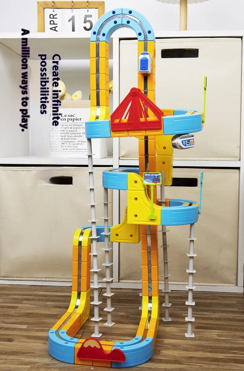 Magnetic STEM Train Set for Kids