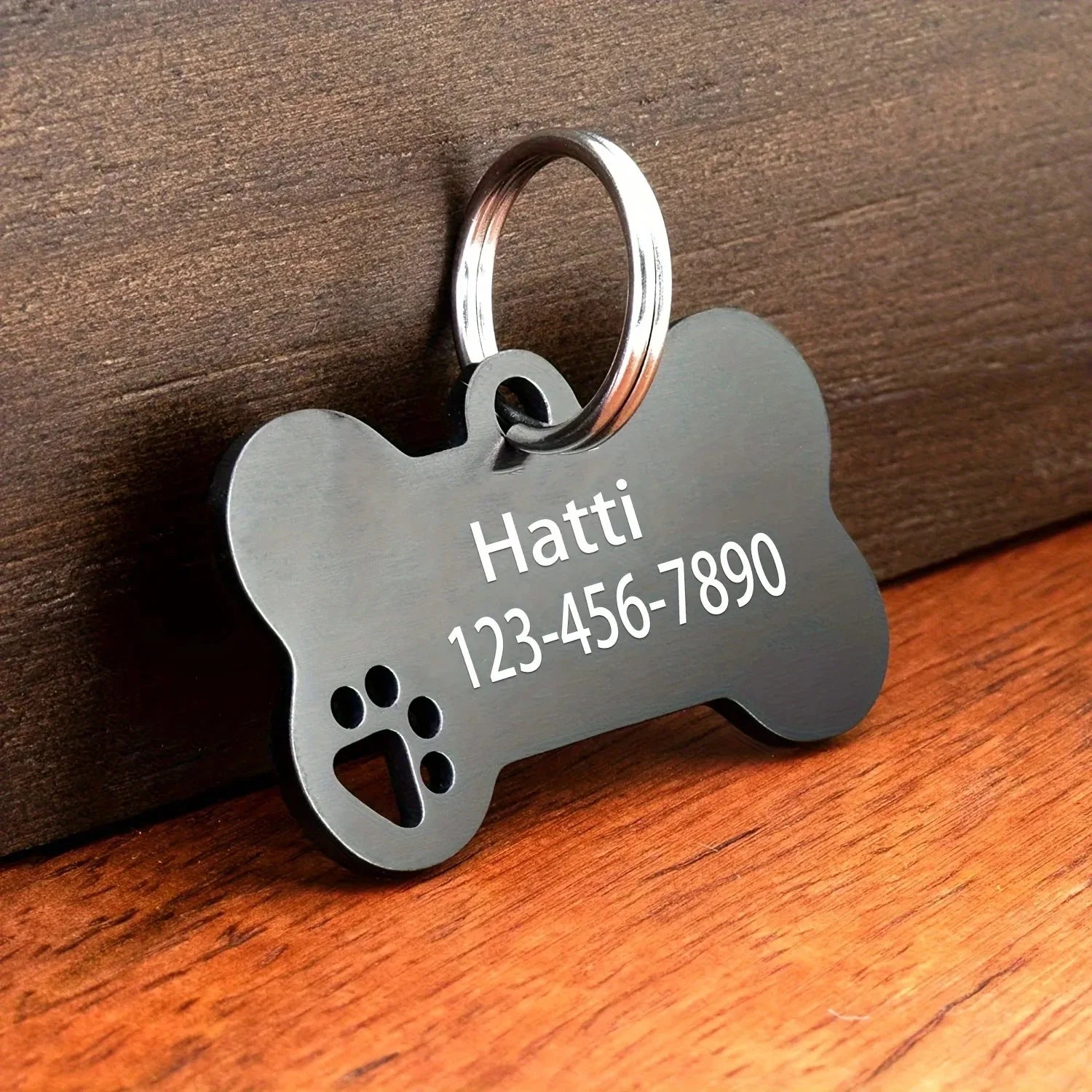 Personalized Engraved Dog & Cat ID Tag Bone Shape