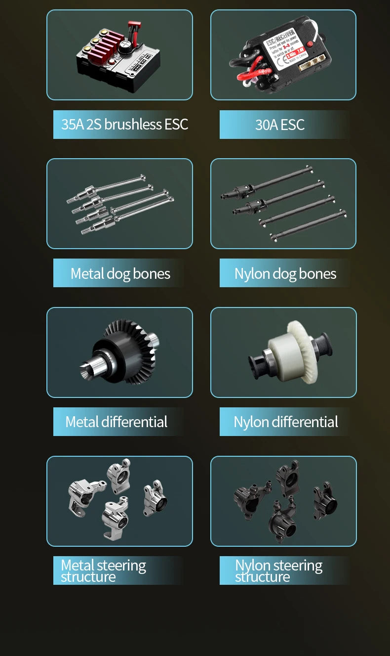 High-Speed 4WD RC Drift Car 1:16