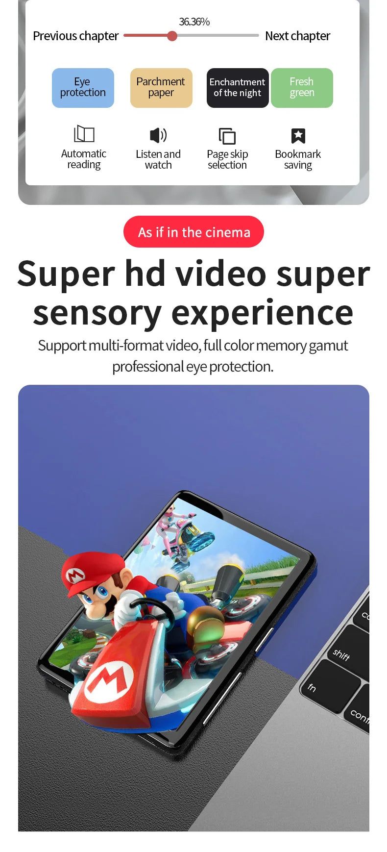 Metal Bluetooth MP3 Player – HiFi Music, Touch Screen & Built-in Speaker