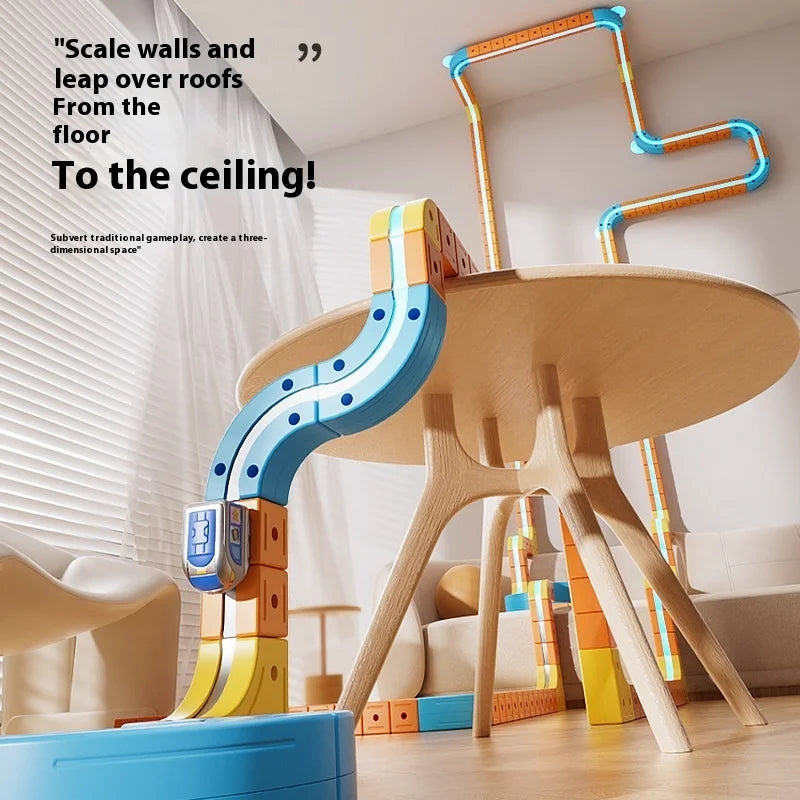 Magnetic STEM Train Set for Kids