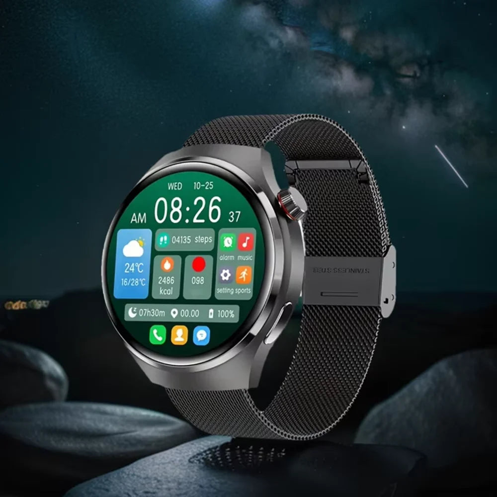 Men’s Smart Watch HD Display – Fitness, Health &amp; Bluetooth Call