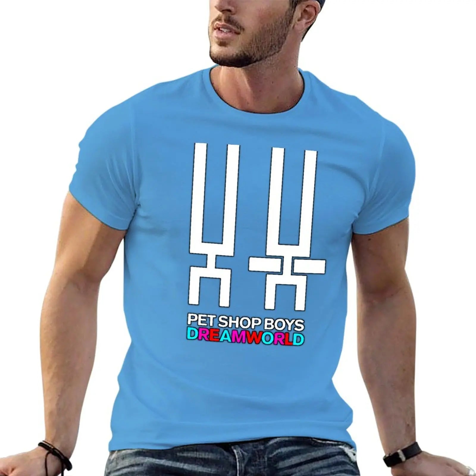 Pet Shop Boys Graphic Men’s Casual Summer T-Shirt – Cotton Printed Tee