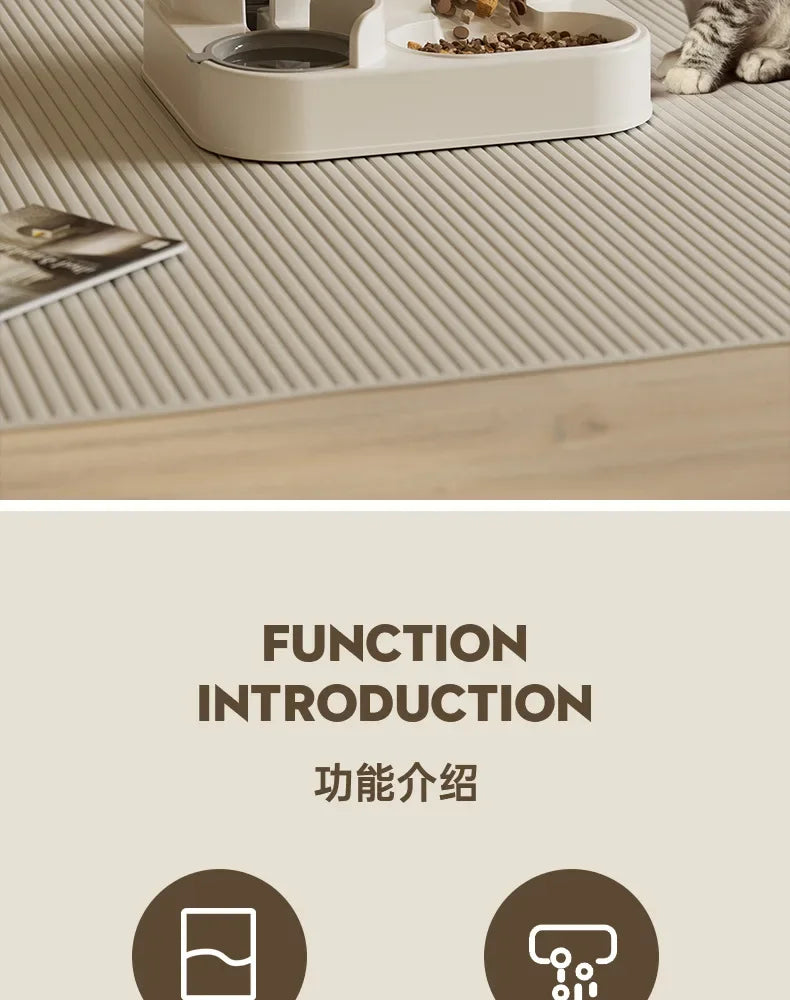 Automatic Dog &amp; Cat Feeder with Water Fountain