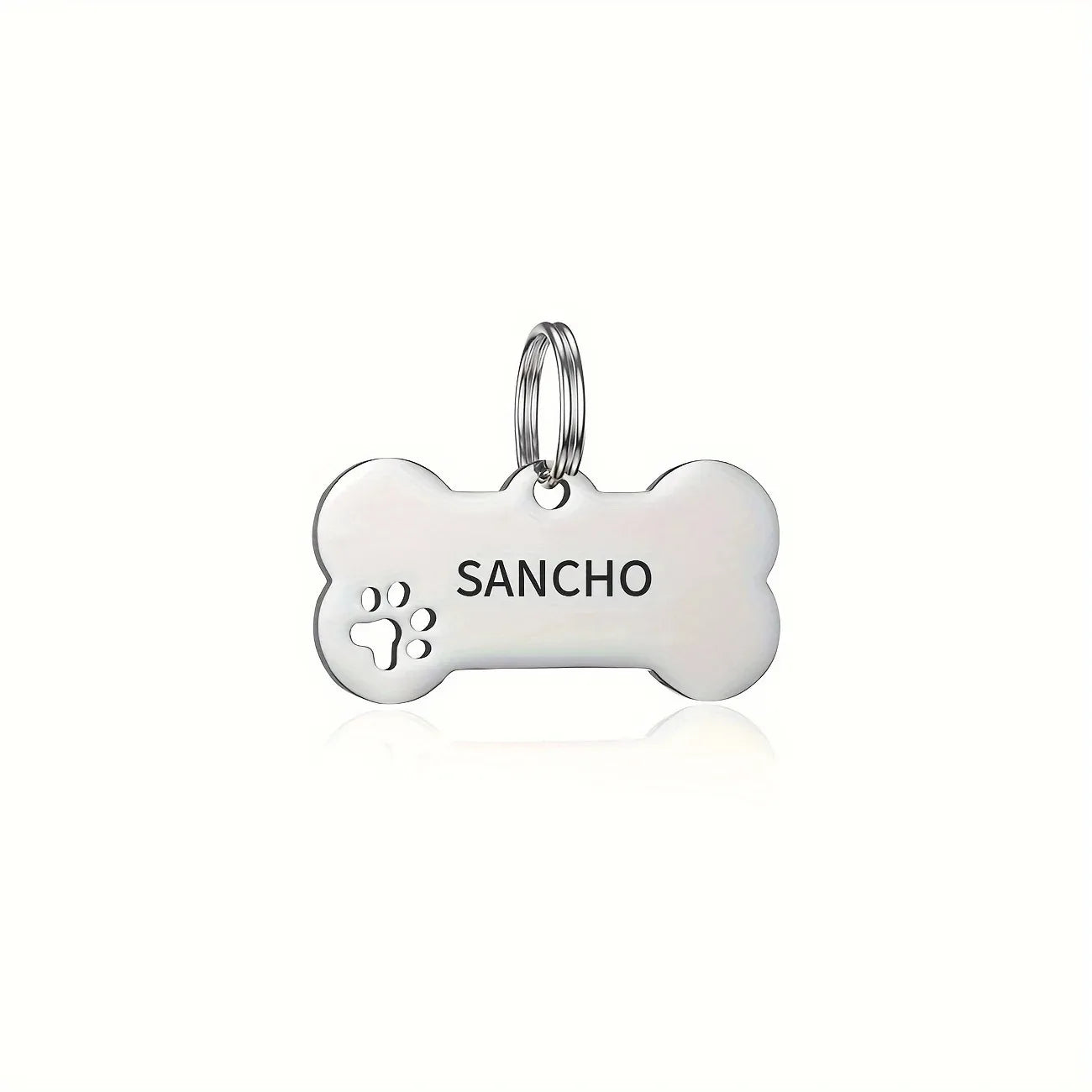 Personalized Engraved Dog & Cat ID Tag Bone Shape