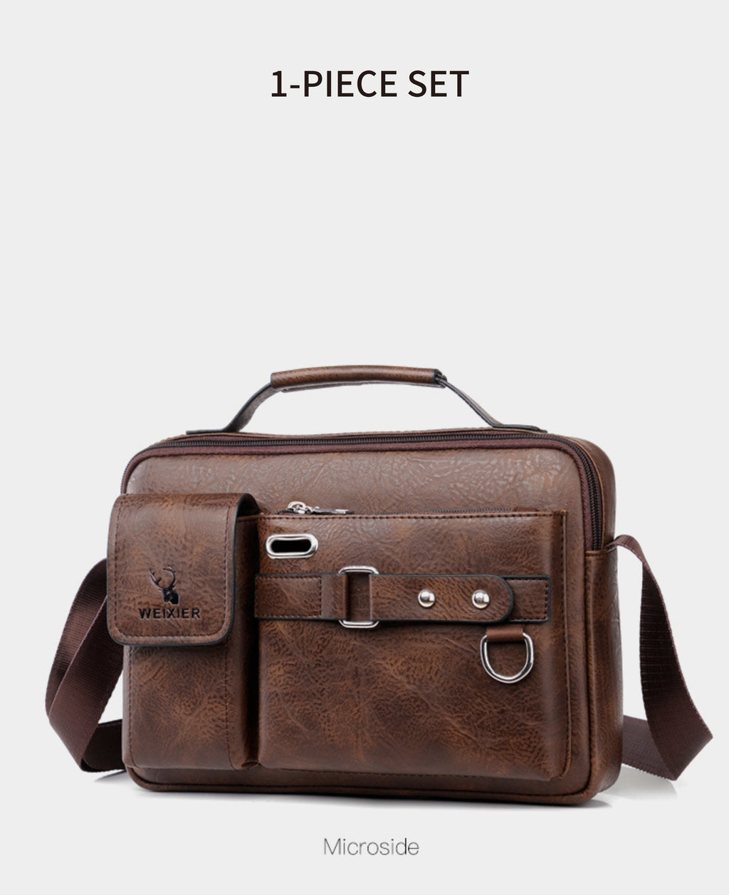 Luxury Men's Crossbody Bag Compatible for / - Adjustable Business & Casual Shoulder Pack, Office Bag, Gift for, Husband, Boyfriend