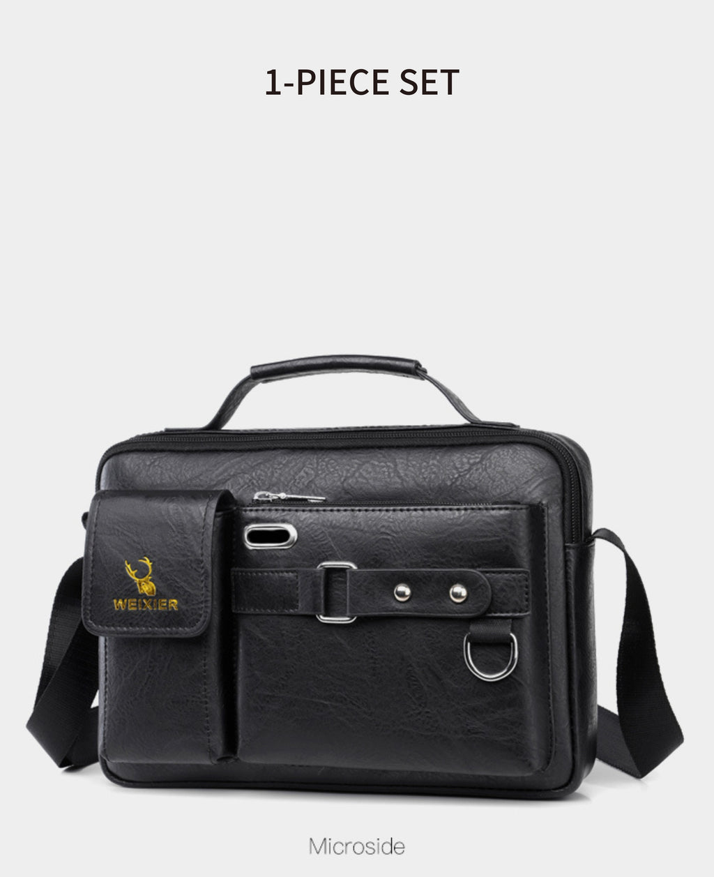 Luxury Men's Crossbody Bag Compatible for / - Adjustable Business & Casual Shoulder Pack, Office Bag, Gift for, Husband, Boyfriend