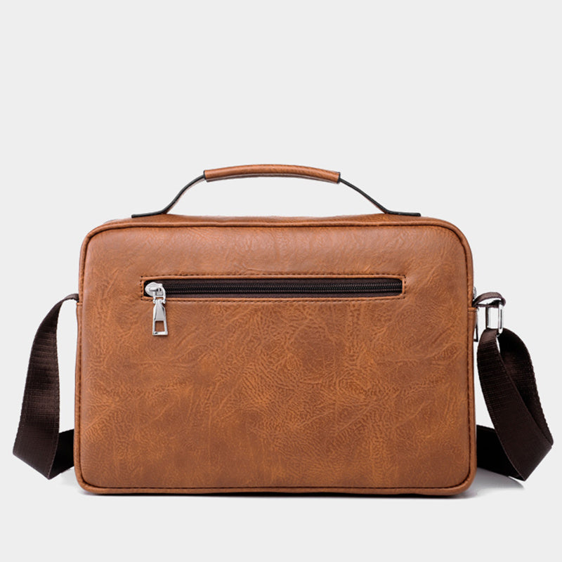 Luxury Men's Crossbody Bag Compatible for / - Adjustable Business & Casual Shoulder Pack, Office Bag, Gift for, Husband, Boyfriend