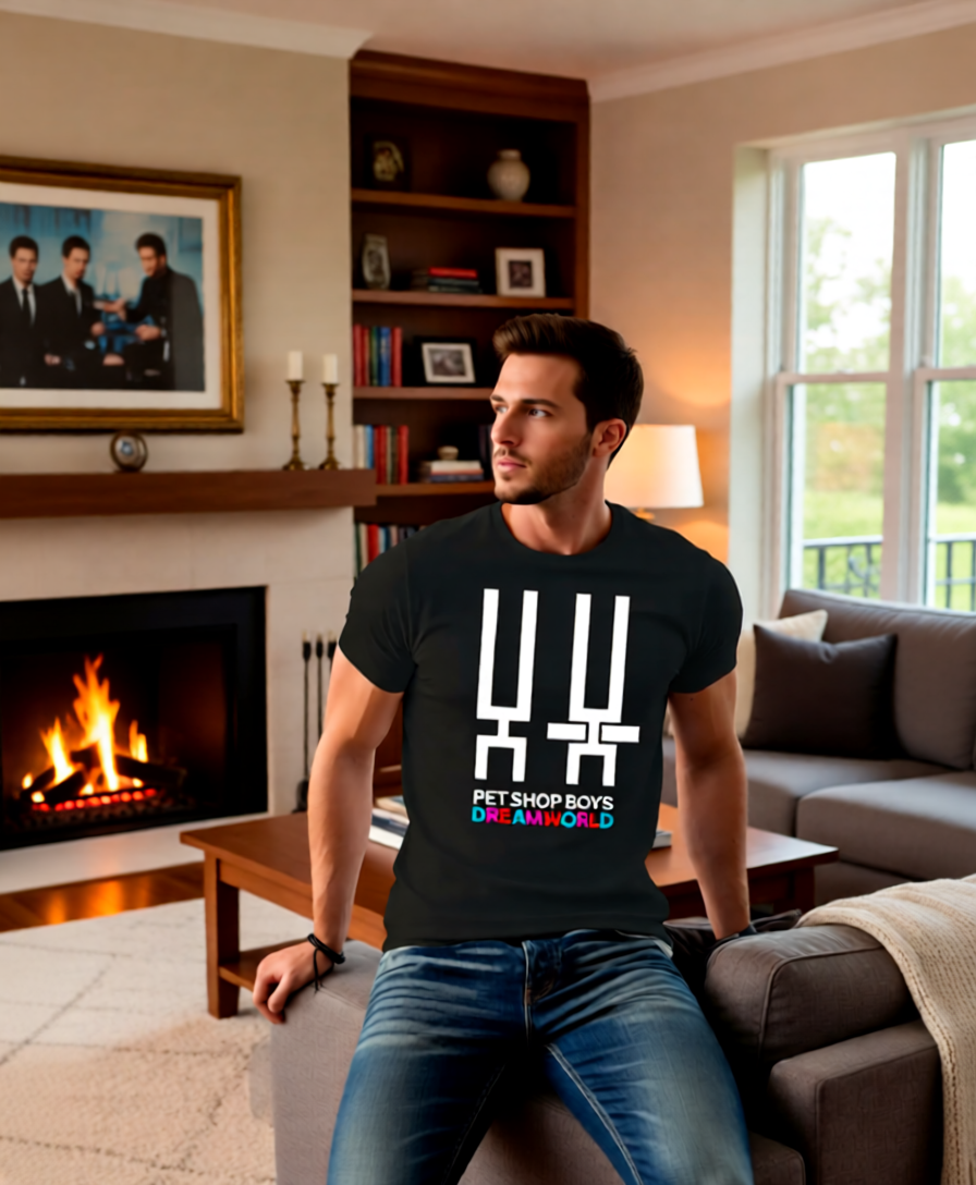 Pet Shop Boys Graphic Men’s Casual Summer T-Shirt – Cotton Printed Tee