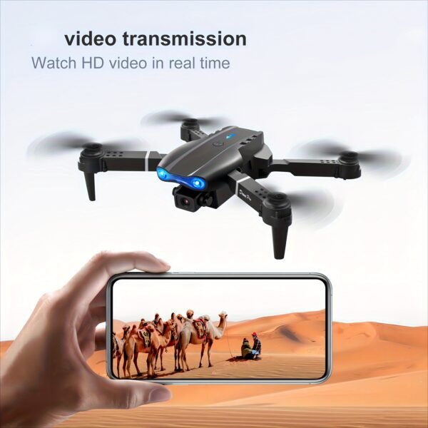 E99 Pro K3 Foldable RC Drone with HD Dual Camera, Altitude Hold & Wi-Fi Enabled - Image 6